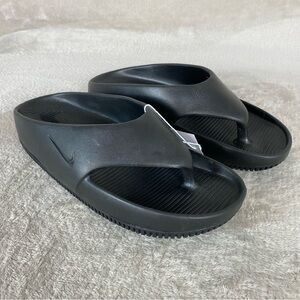 Nike Calm Flip Flop Sandals Womens Size 8 Black Water Comfort Casual NEW